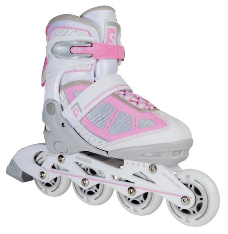 Skatelife Inline Skates Lava Adjustable Pink / White